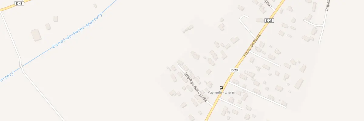 Plan du 8 Imp Cypres à Lherm