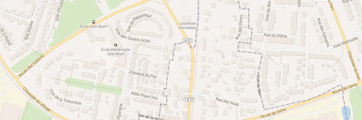 Plan du 125 Rue du Général de Gaulle au Vaudreuil