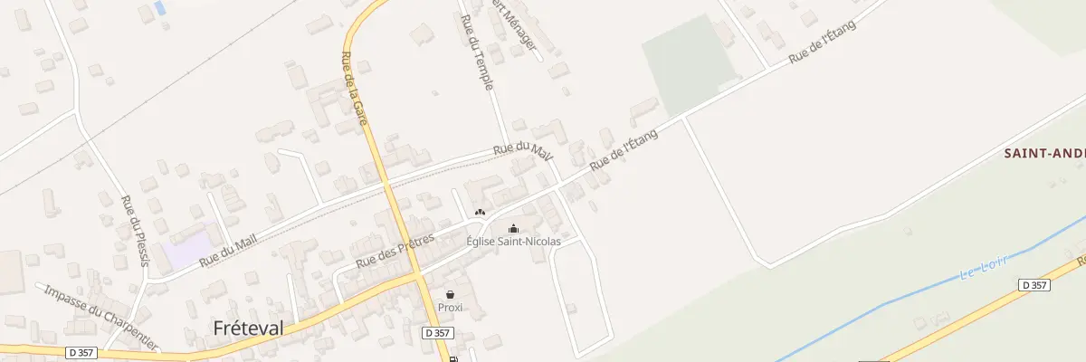 Plan du 19 Rue de l’Étang à Fréteval