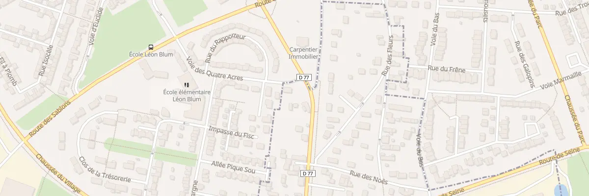 Plan du 129 Rue du Général de Gaulle au Vaudreuil
