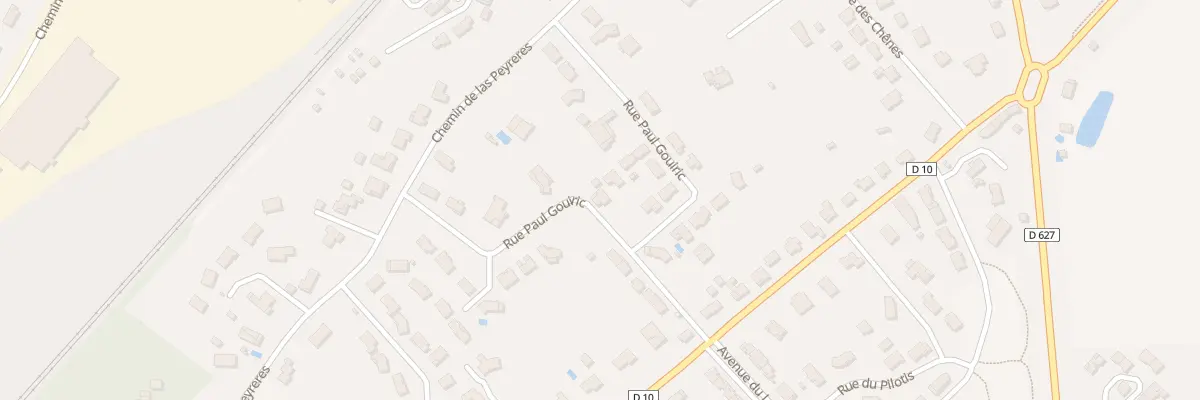 Plan du 19 Rue Paul Gouiric à Carbonne