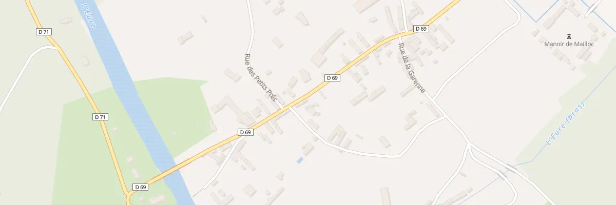 Plan du 7 Rue des Petits Prés à Cailly-sur-Eure