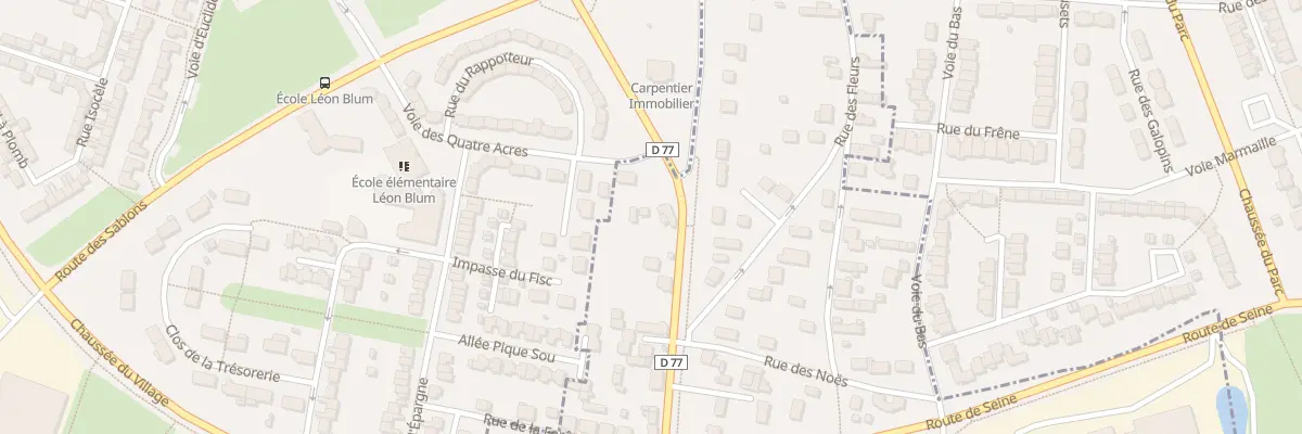 Plan du 123 Rue du Général de Gaulle au Vaudreuil