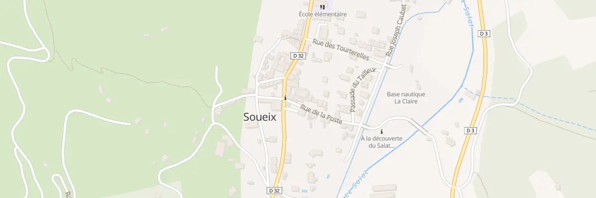 Plan du 53 Soueix et Campagne à Soueix-Rogalle