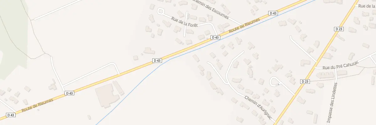 Plan du 17 Che d’Aurignac à Lherm