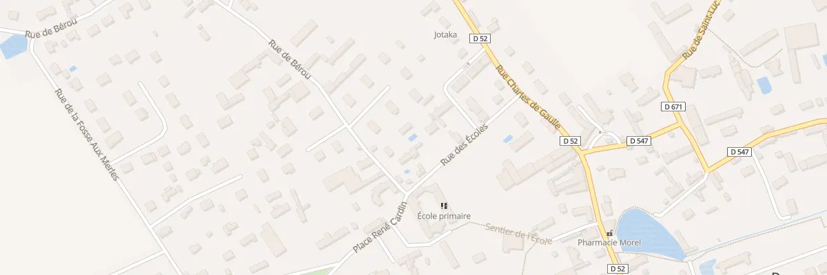 Plan du 7 Rue des Ecoles à Prey