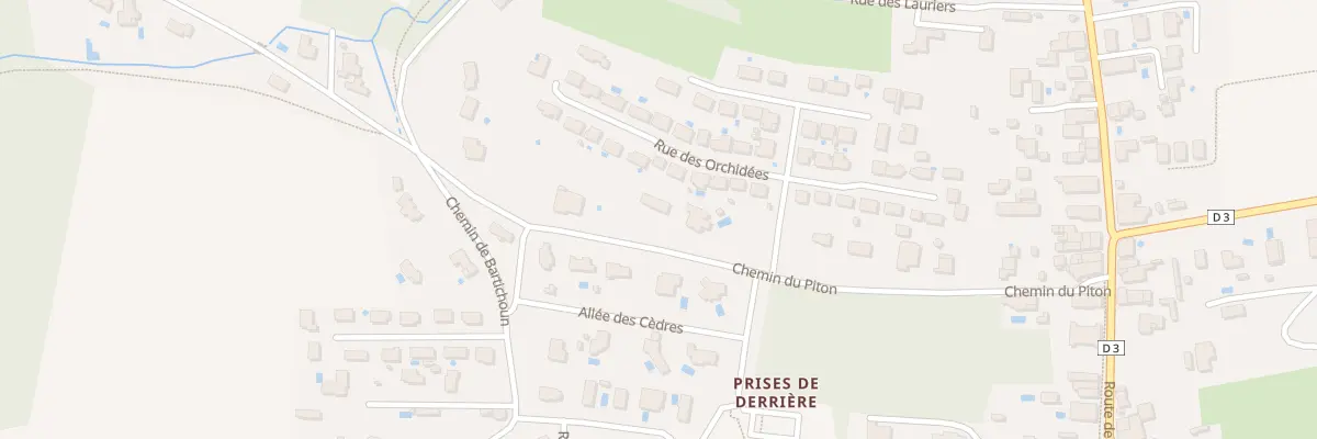 Plan du 360 Che du Piton à Saint-Clar-de-Rivière