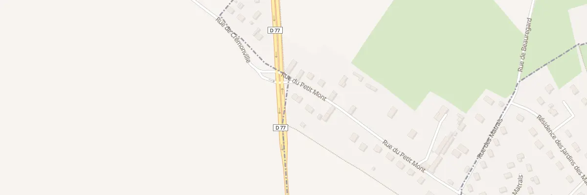 Plan du 2 Rue du Petit Mont à Saint-Étienne-du-Vauvray