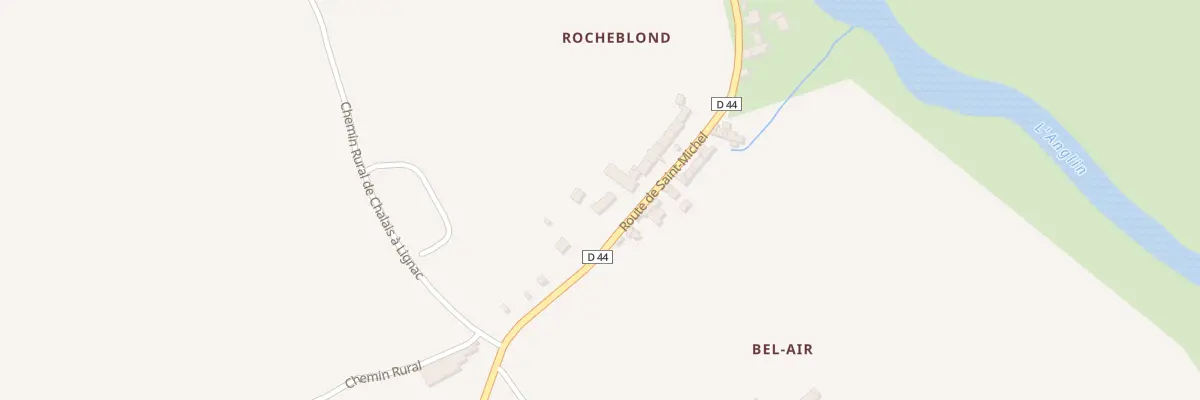 Plan du 46 Rte de St Michel à Chalais