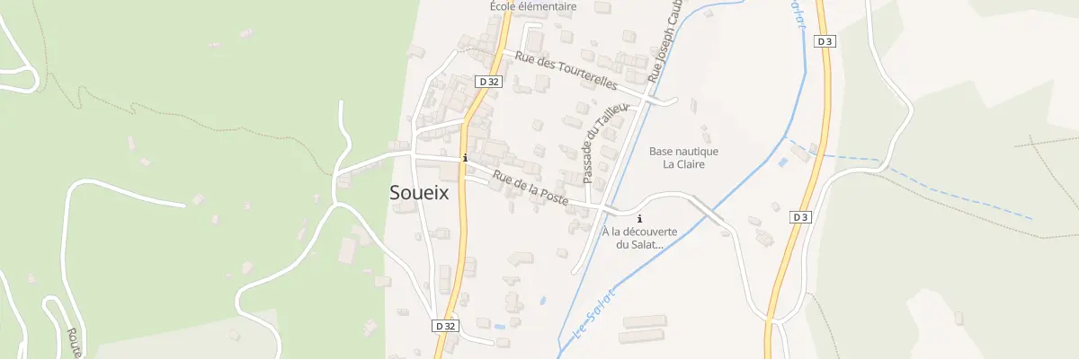 Plan du 11 Rue de la Poste à Soueix-Rogalle