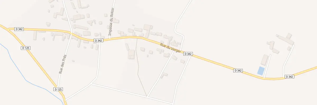 Plan du 22 Rue du Verger à Billancelles
