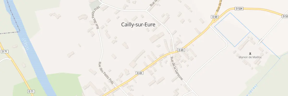 Plan du 8T Rue de la Mairie à Cailly-sur-Eure