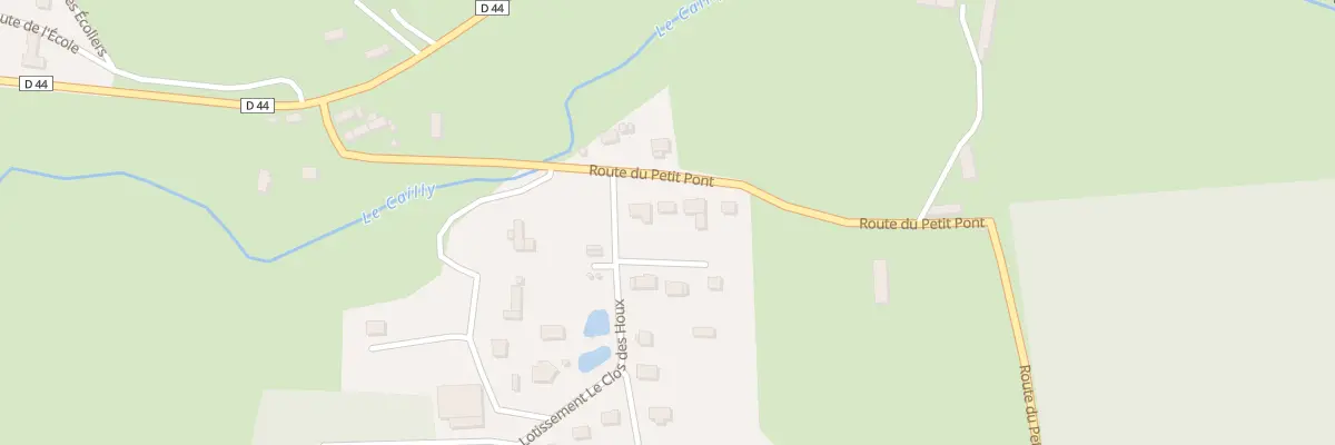 Plan du 270 Rte du Petit Pont à Saint-Germain-sous-Cailly