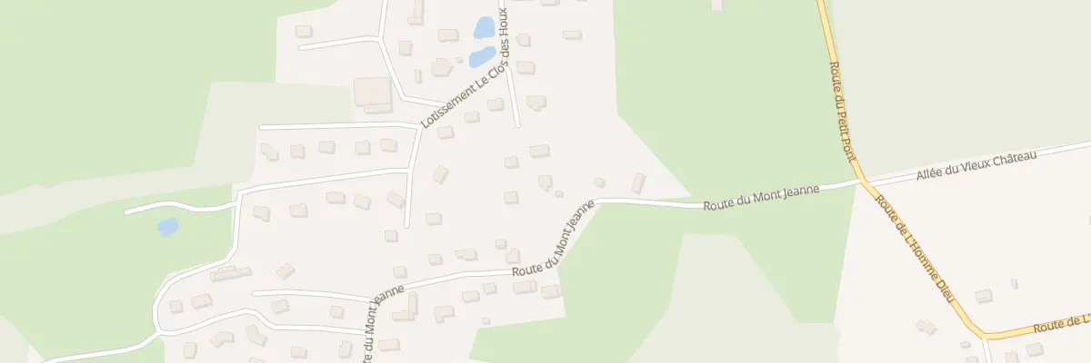 Plan du 246 Rte du Mont-jeanne à Saint-Germain-sous-Cailly