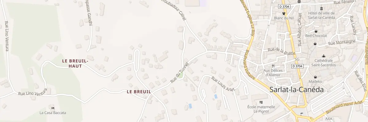 Plan du 5 Rue du Tunnel à Sarlat-la-Canéda