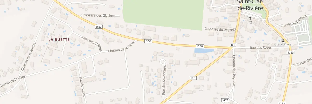 Plan du 210 Rue des Savonniers à Saint-Clar-de-Rivière