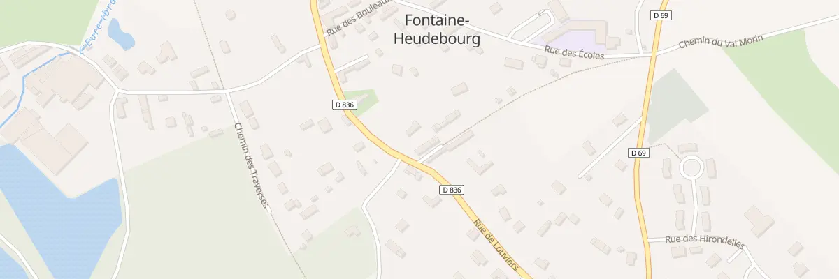 Plan du 2 Rue de Louviers - Fontaine Heu à Clef Vallée d’Eure