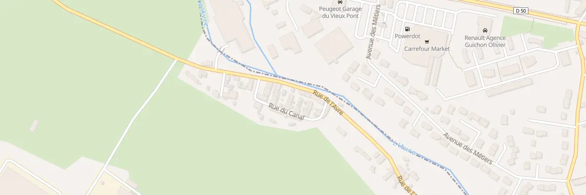 Plan du 18 Rue de l’Avre à Saint-Lubin-des-Joncherets