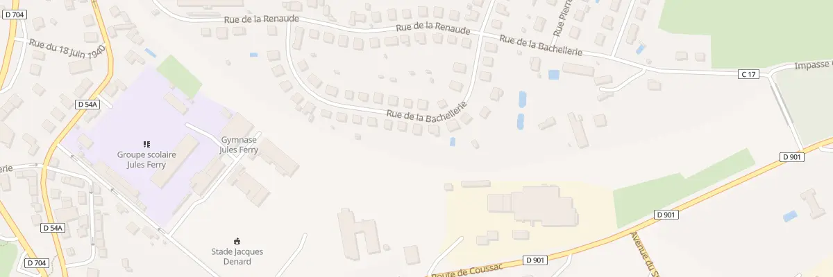 Plan du 24 Rue de la Bachellerie à Saint-Yrieix-la-Perche