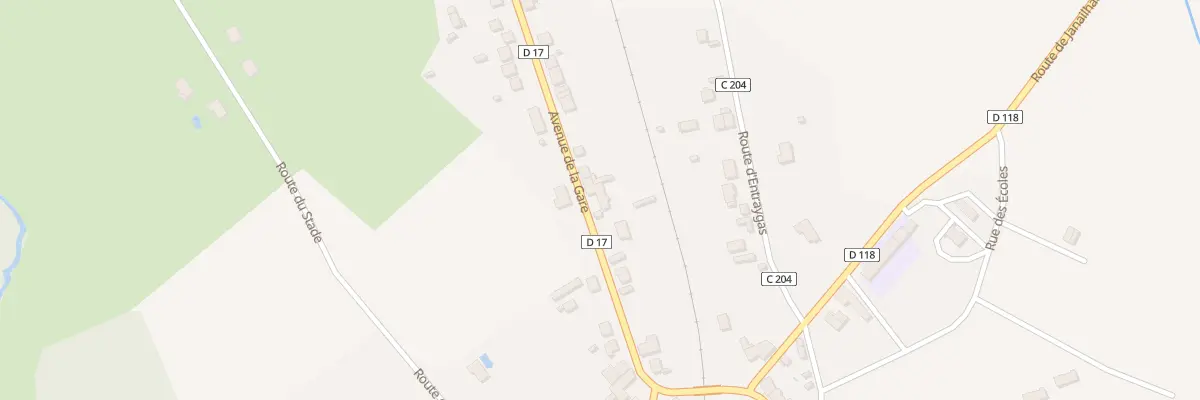 Plan du 12 Av de la Gare à La Meyze
