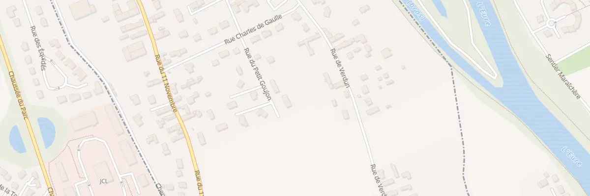 Plan du 125 Rue du Petit Goujon à Léry