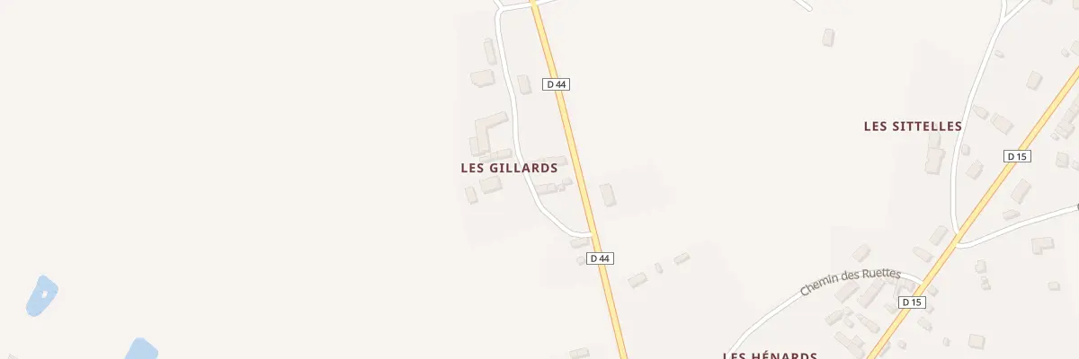 Plan du 1 Les Gillards à Rosnay