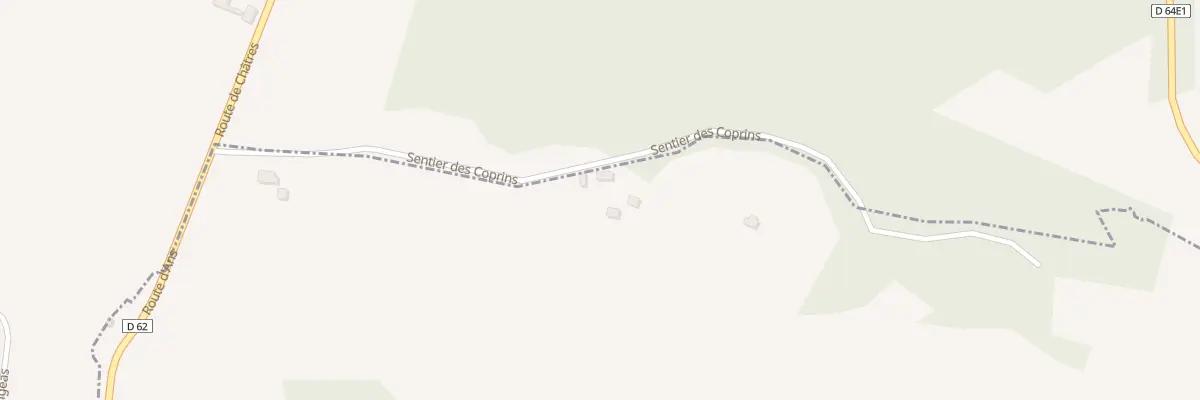 Plan du 67 La Martinie à Châtres