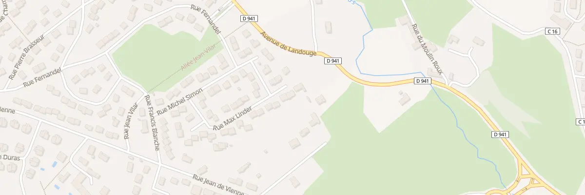 Plan du 23 Rue Max Linder à Limoges
