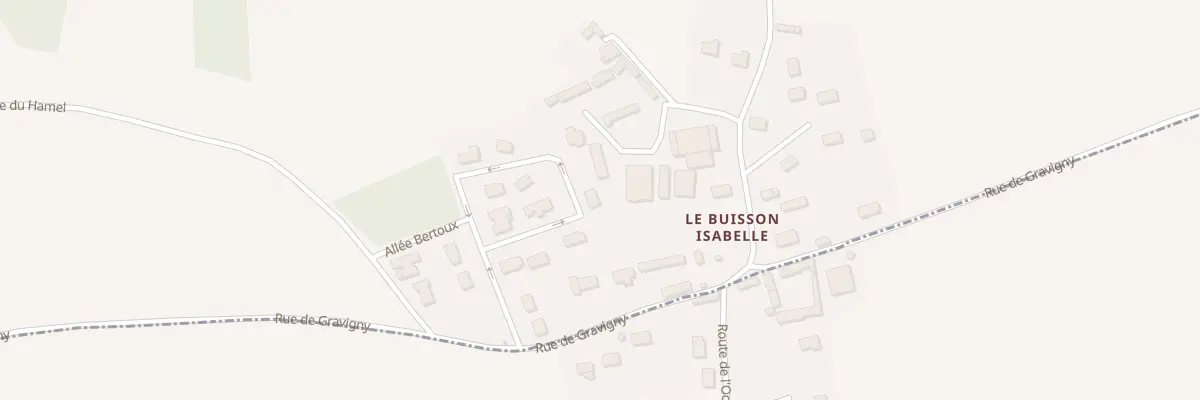Plan du Buisson Isabelle à Reuilly