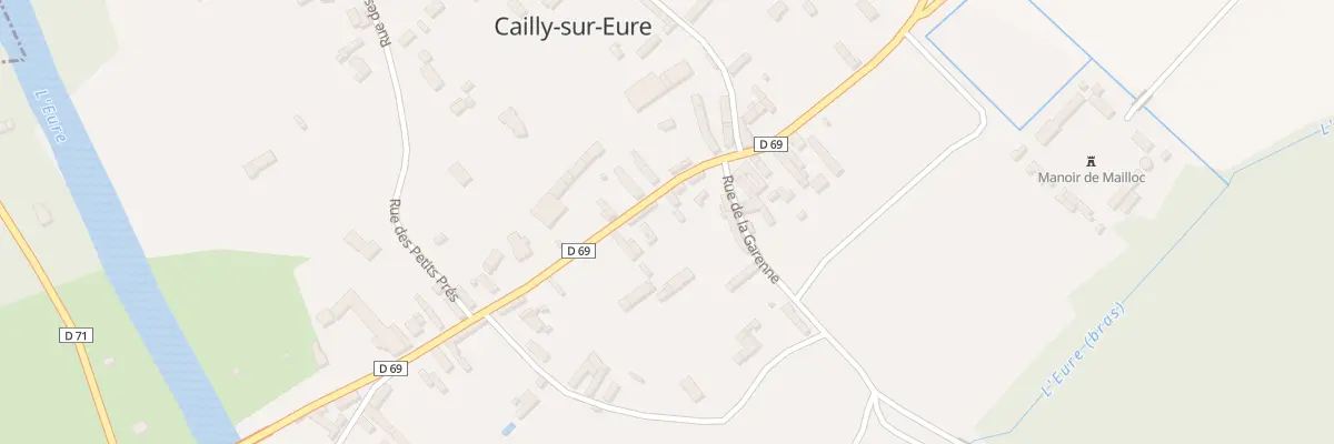 Plan du 11 Rue de la Mairie à Cailly-sur-Eure