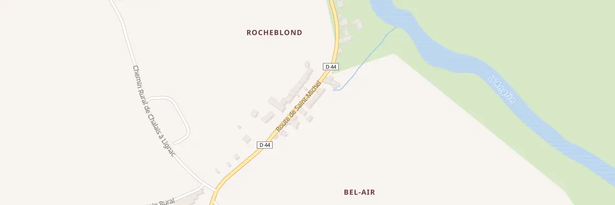 Plan du 53 Rte de St Michel à Chalais