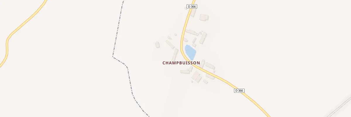 Plan du 3 Champbuisson à Logron