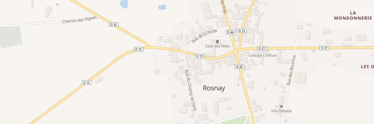 Plan du 3 Rue du Champ de Foire à Rosnay