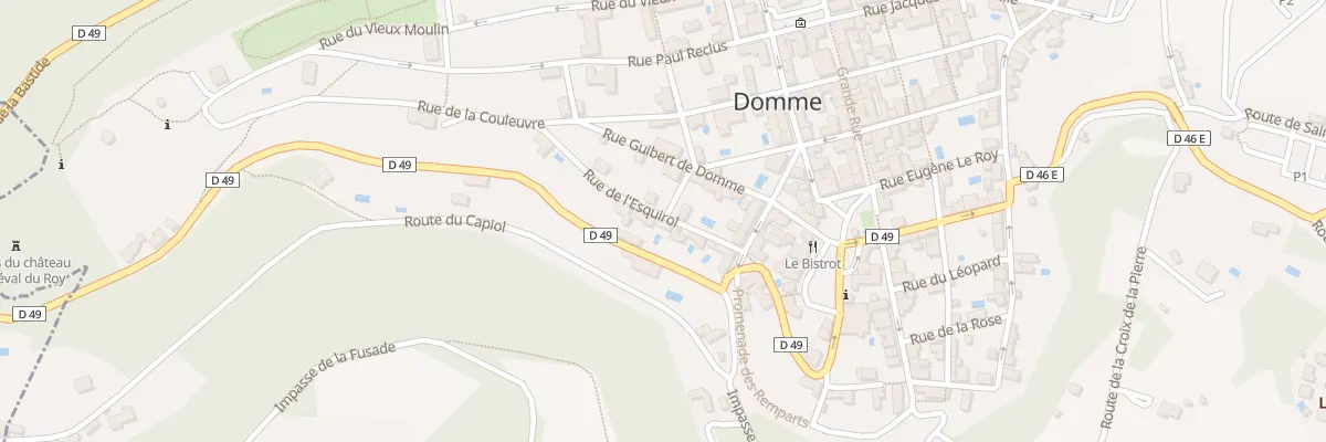 Plan du 7 Rue de l’Esquirol à Domme