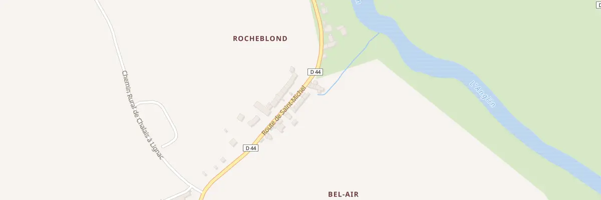 Plan du 51 Rte de St Michel à Chalais