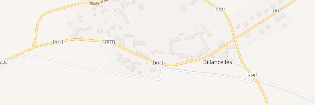Plan du 6 Rue de la Mairie à Billancelles