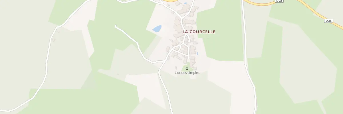 Plan du 5401 La Courcelle à Rancon