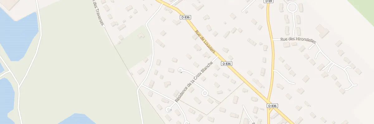 Plan du 2 Lot de la Croix Blanche à Clef Vallée d’Eure