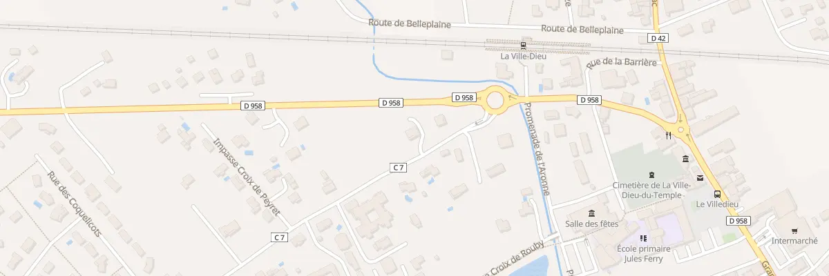 Plan du 107 Rue Croix de Peyret à La Ville-Dieu-du-Temple