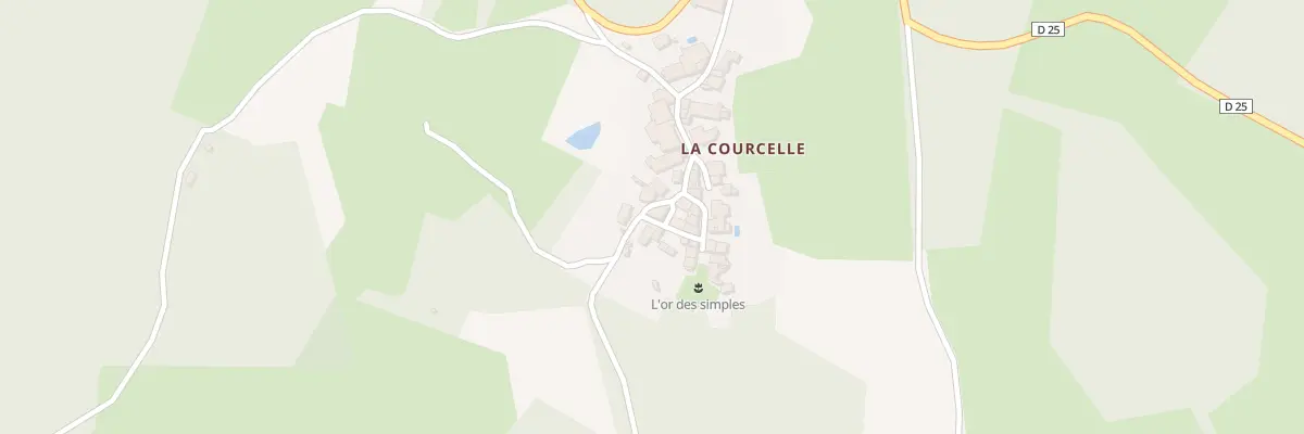 Plan du 14 La Courcelle à Rancon