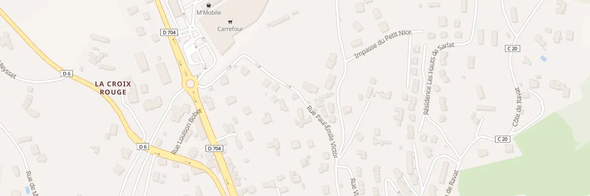 Plan du 16 Rue Paul Emile Victor à Sarlat-la-Canéda