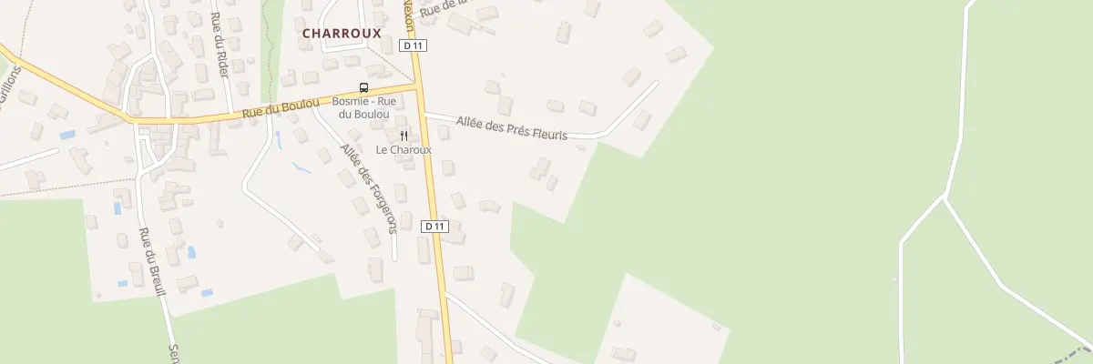 Plan du 8 All des Pres Fleuris à Bosmie-l’Aiguille