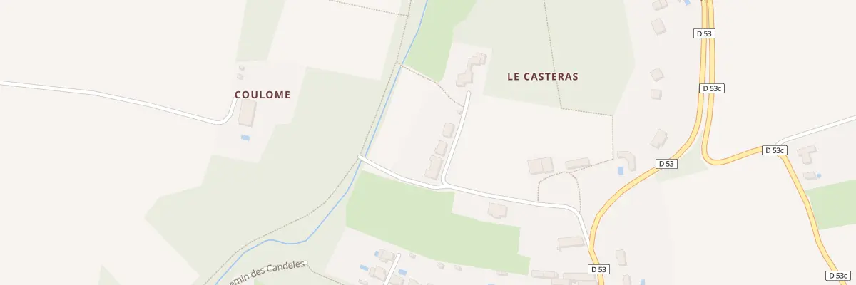 Plan du 247 Che du Castéras à Saint-Clar-de-Rivière