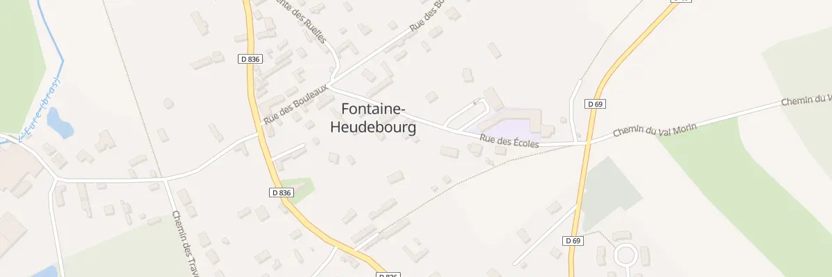 Plan du 8 Rue des Ecoles à Clef Vallée d’Eure