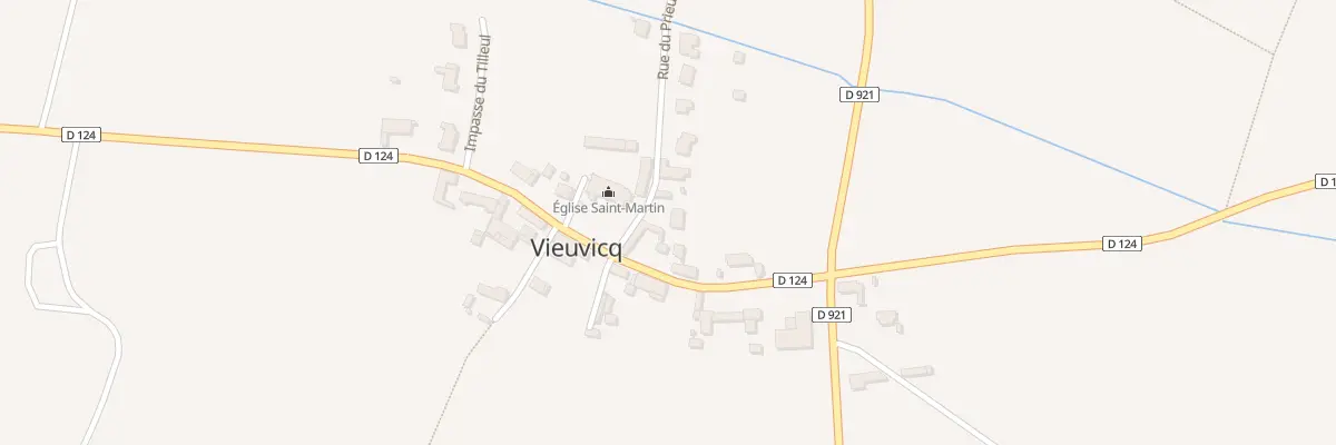 Plan du 1 Rue du Prieuré à Vieuvicq
