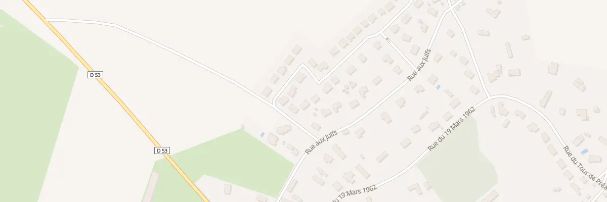 Plan du 5 All des Chênes à Préaux