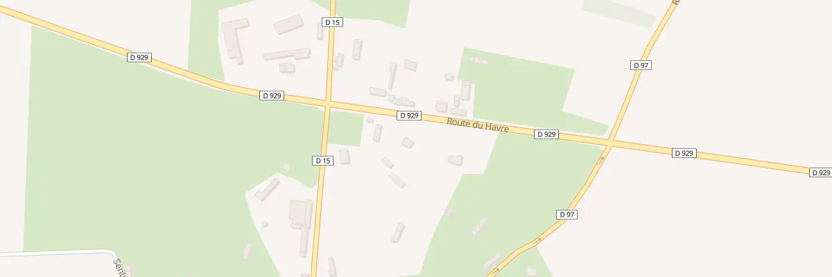 Plan du 185 Rte du Havre à Beaumont-le-Hareng