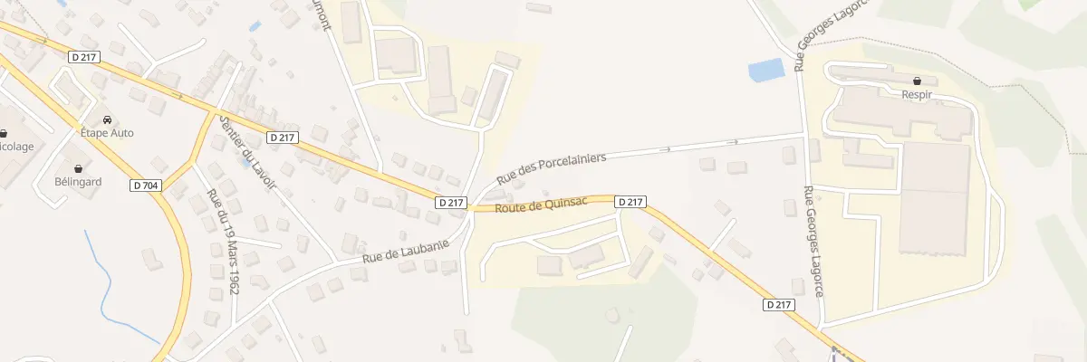 Plan du 63 Rte de Quinsac à Saint-Yrieix-la-Perche