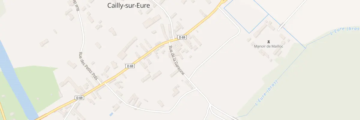 Plan du 3 Rue de la Garenne à Cailly-sur-Eure