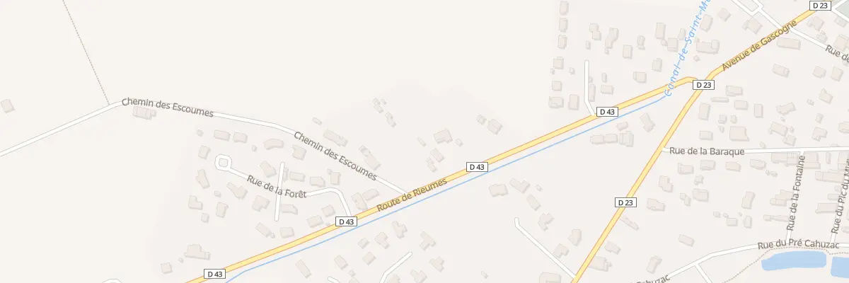 Plan du 26 Rte de Rieumes à Lherm
